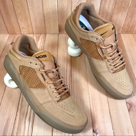 Nike SB Ishod Wair Flax Wheat Skate Shoes - Picture 2 of 5